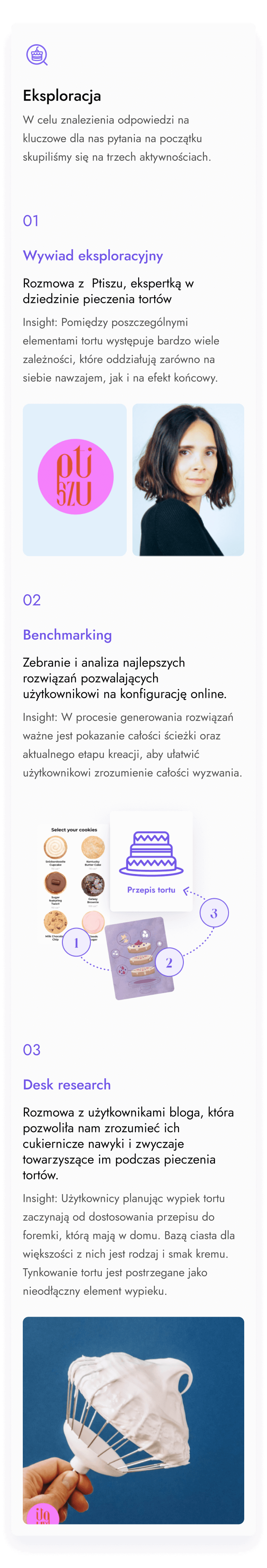 3 aktywności, które były dla nas najważniejsze podczas projektowania.