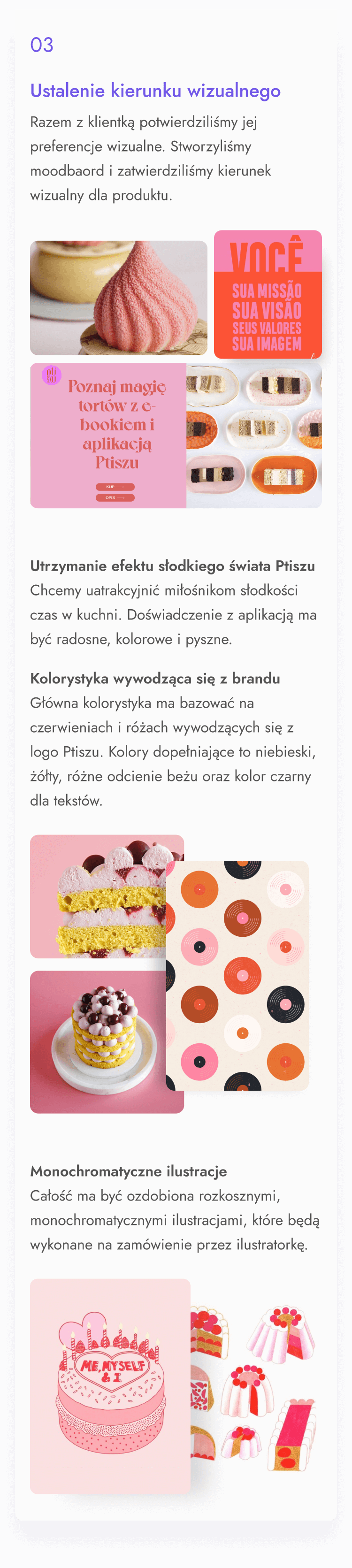 Uzgodniliśmy wspólnie kierunek wizualny aplikacji webowej.