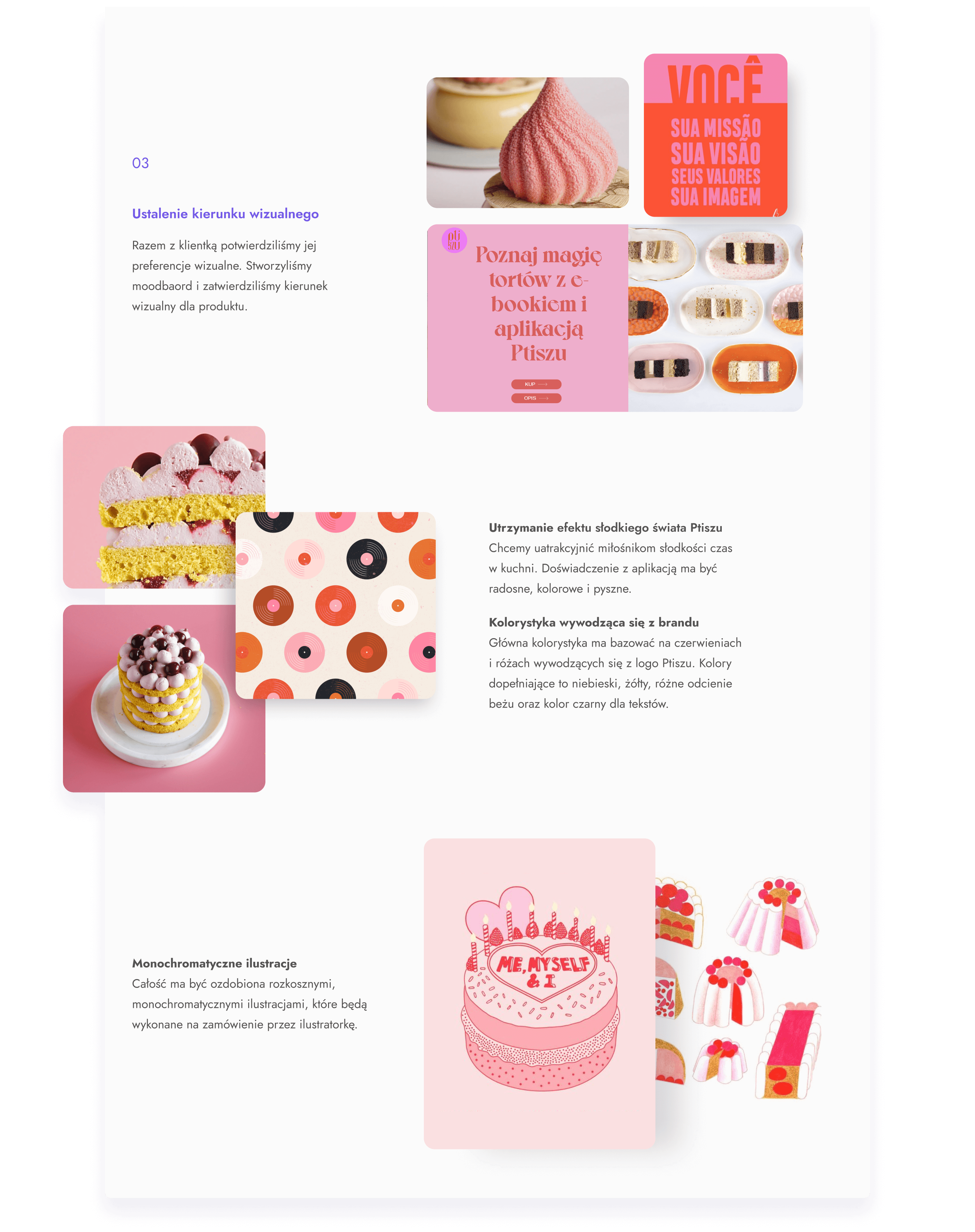 Uzgodniliśmy wspólnie kierunek wizualny aplikacji webowej.